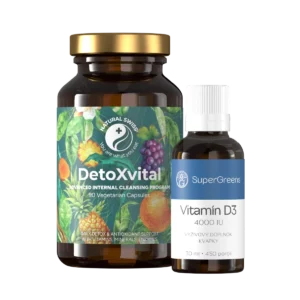 Balíček pro podporu imunity - kapky s vitamínem D3 a DetoXvital